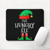 Tapis De Souris Funny Elf Family Christmas The Hungry Elf Sweater (Avec souris)