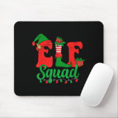 Tapis De Souris Funny Elf Squad Santa Hat Family Matching Christma (Avec souris)