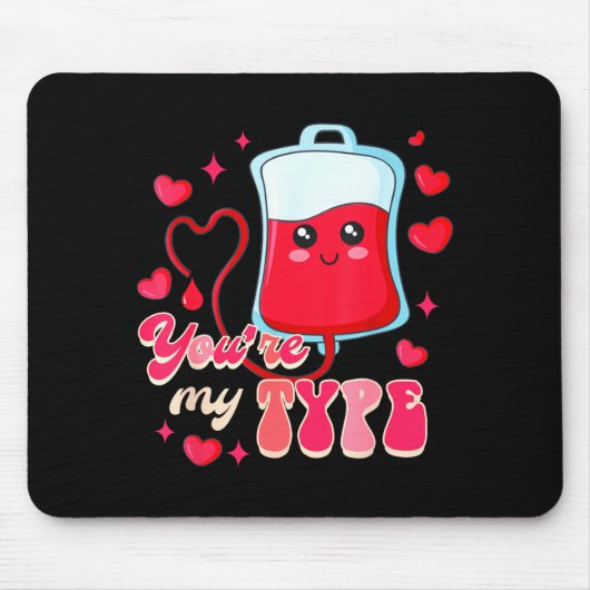 Tapis De Souris Funny Er Rn Nurse Nursing Valentine’s Day You're M (Devant)
