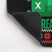 Tapis De Souris Funny Excel Spreadsheets Christmas Sweater Lover A (Coin)