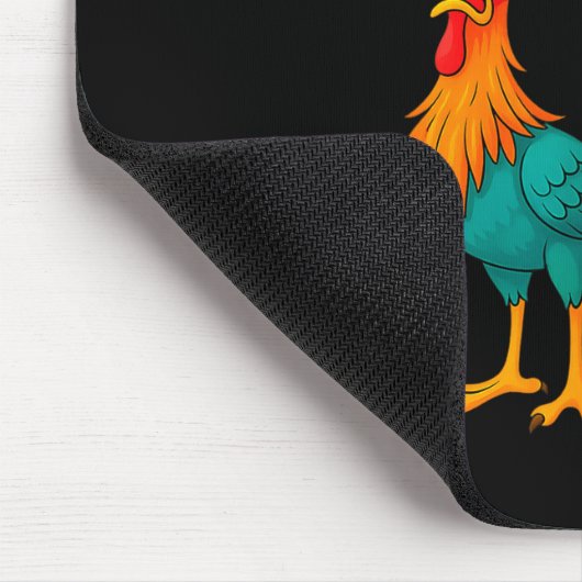 Tapis De Souris Funny F-caw-f Chicken Fcawf Chicken (Coin)