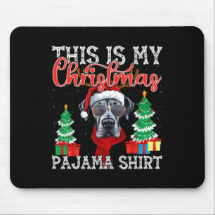 Tapis De Souris Funny Famille de Noël correspondant Pyjama Great D