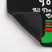 Tapis De Souris Funny Family Christmas Most Likely To Elf (Coin)