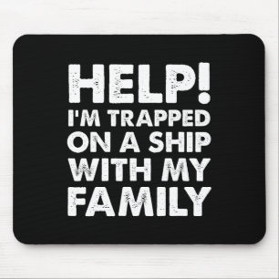 Tapis De Souris Funny Family Cruise Shirt Correspondant Vacances C