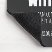 Tapis De Souris Funny Farewell Mug (Coin)