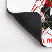 Tapis De Souris Funny Firefighter Art For Men Women Fireman Gag Fi (Coin)