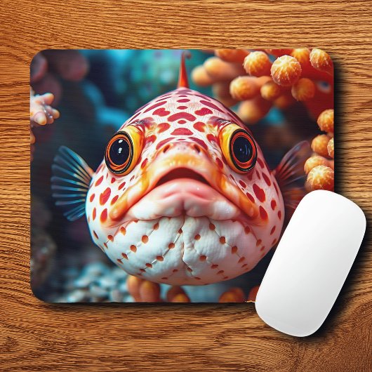 Tapis De Souris Funny Fish and Coral Close