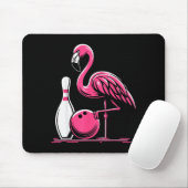 Tapis De Souris Funny Flamingo Bowling N Bowl Bowler (Avec souris)