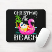 Tapis De Souris Funny Flamingo Float Santa Claus Christmas At The (Avec souris)