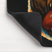 Tapis De Souris Funny Football Bear With Sungles, Game Day Bear (Coin)