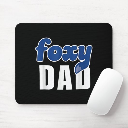Tapis De Souris Funny Foxy Dad  (Avec souris)