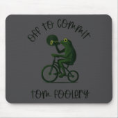 Tapis De Souris Funny Frog Wizard Off To Commit Tom Foolery Eclips (Devant)