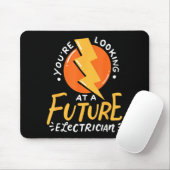 Tapis De Souris Funny Future Electrician Electrical Engineer  (Avec souris)