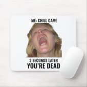 Tapis De Souris Funny Gaming Meme Mouse Pad Screaming Face (Avec souris)