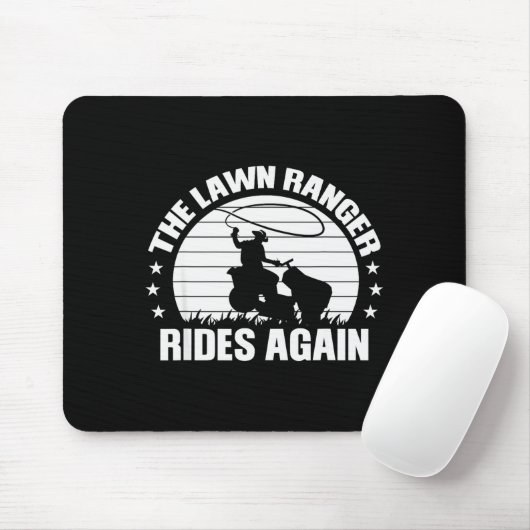Tapis De Souris Funny Garden And Mow Fields Sayings The Lawn Range (Avec souris)