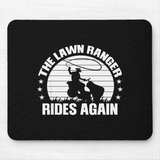 Tapis De Souris Funny Garden And Mow Fields Sayings The Lawn Range (Devant)