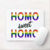 Tapis De Souris Funny Gay Homo Sweet Homo (Avec souris)