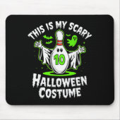Tapis De Souris Funny Ghost Bowling League Team Halloween Humor De (Devant)