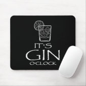 Tapis De Souris Funny Gin Tonic Saying Oh It's Gin O'clock  (Avec souris)