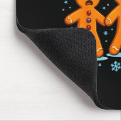 Tapis De Souris Funny Gingerbread Christmas Snow Cookie Design Men (Coin)