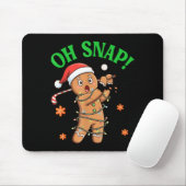 Tapis De Souris Funny Gingerbread Golf Christmas Cookie Oh Snap Sa (Avec souris)