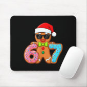 Tapis De Souris Funny Gingerbread Six Seven 67 Ice Cream Drip Chri (Avec souris)