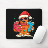 Tapis De Souris Funny Gingerbread Six Seven 67 Ice Cream Drip Chri (Avec souris)