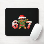 Tapis De Souris Funny Gingerbread Six Seven 67 Ice Cream Drip Chri (Avec souris)