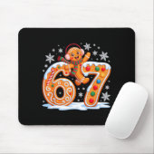 Tapis De Souris Funny Gingerbread Six Seven 67 Ice Cream Drip Chri (Avec souris)