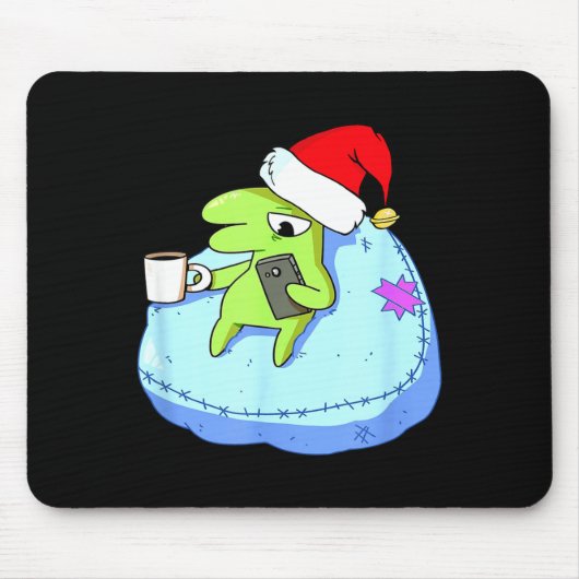 Tapis De Souris Funny Glep Christmas (Devant)