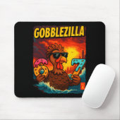 Tapis De Souris Funny Gobblezilla Meme Thanksgiving And 6-7 Christ (Avec souris)