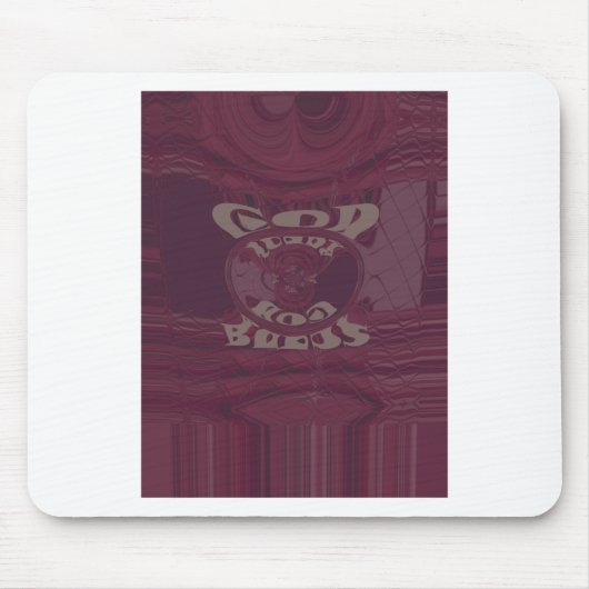 Tapis De Souris Funny God Bless kenya Hakuna Matata Giraffes wov (Devant)