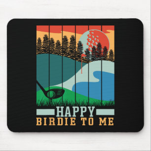 Tapis De Souris Funny Golf Heureux Birdie Pour Moi Golfer Papa Onc