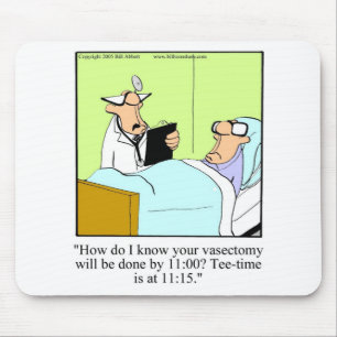 Tapis De Souris Funny Golf Humour Mousepad Cadeau