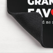 Tapis De Souris Funny Grandpa's Favorite Shirt I'm Grandpa's Favor (Coin)