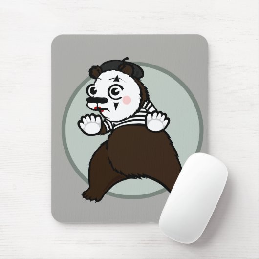 TAPIS DE SOURIS FUNNY GRIZZLY PORTER MIME VERTICAL MOUSE PAD (Avec souris)