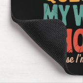 Tapis De Souris Funny Groovy Dad Joke Quote For Husband Fathers Da (Coin)