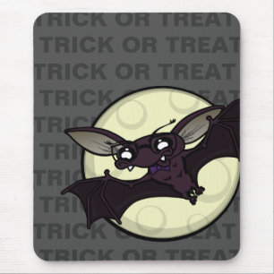 TAPIS DE SOURIS FUNNY HALLOWEEN BAT MOUSE PAD
