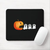 Tapis De Souris Funny Halloween Pumpkin Ghosts Jack O Lantern  (Avec souris)