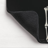 Tapis De Souris Funny Halloween Skeleton Drinking Margarita Tail (Coin)