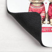 Tapis De Souris Funny Happy Meowentines Cute Valentine Cats Love C (Coin)