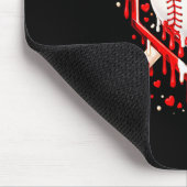 Tapis De Souris Funny Heart Baseball Drip Ice Cream Valentines Day (Coin)