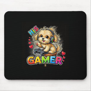 Tapis De Souris Funny Hi5 Gamer Puppy - Amoureux de les chiens