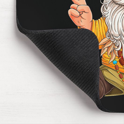 Tapis De Souris Funny Hipe Gnome Peace Sign Gnomes Lovers Men Wome (Coin)