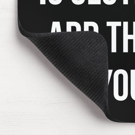 Tapis De Souris Funny Humour De Nouveauté - La Fermeture Est Sans (Coin)