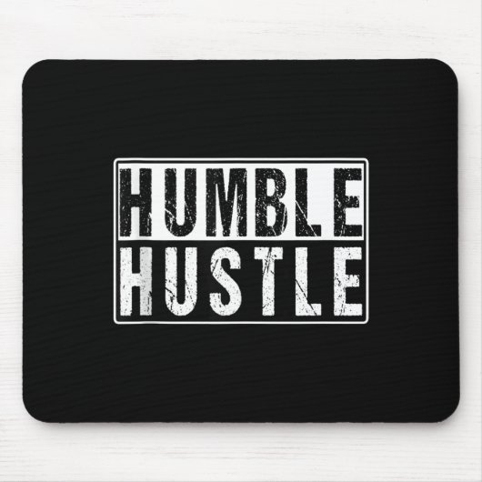 Tapis De Souris Funny Hustle Gift For Men And Women Cool Humble In (Devant)