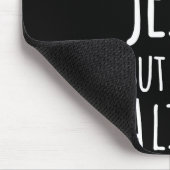 Tapis De Souris Funny I Love Jesus But I Cuss A Little Shirt Chris (Coin)