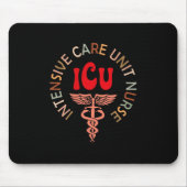 Tapis De Souris Funny Icu Nurse Intensive Care Unit Nurse Emergenc (Devant)