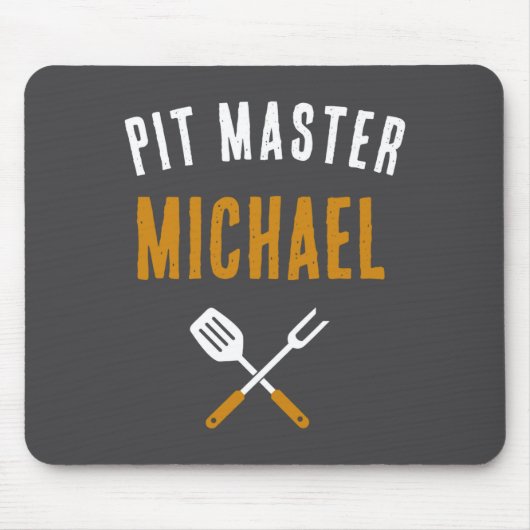 Tapis De Souris Funny Id Smoke That Name Bbq Grilling Dad  (Devant)