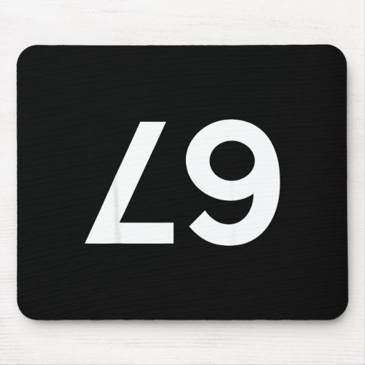 Tapis De Souris Funny Ide Down Backwards 67 Meme  (Devant)